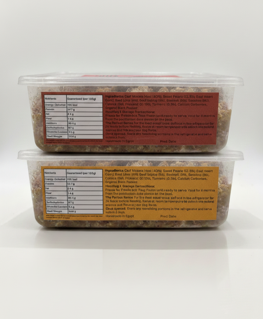 Zeus Paws Trial Box - Human-Grade Dog Food Sampler (2 Meals x 500g)