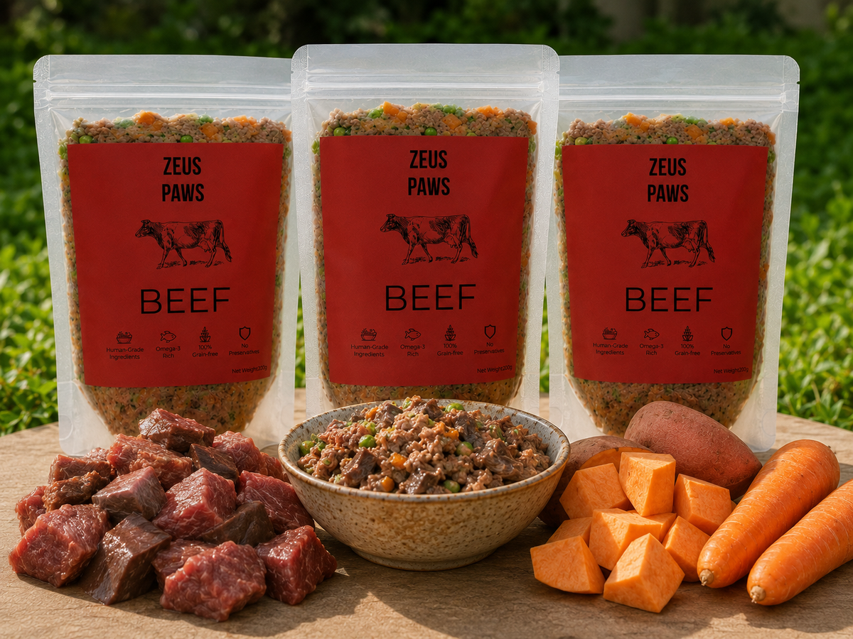 Tender Beef Dogs Meal - 500g Pack
