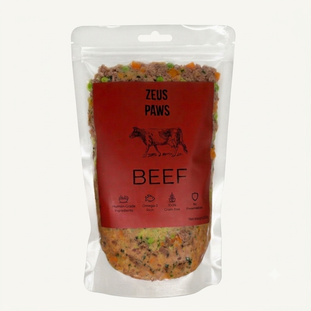 Tender Beef Dogs Meal - 500g Pack