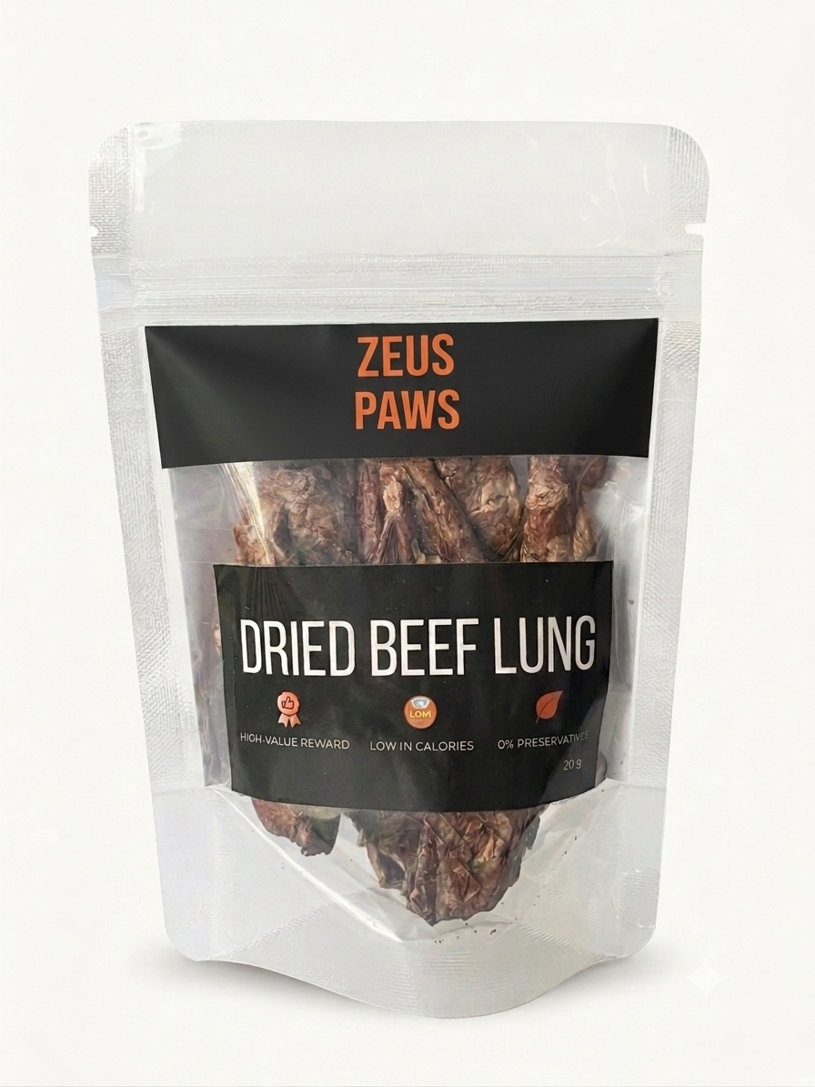 Dried Beef Lung - 20g Pouch