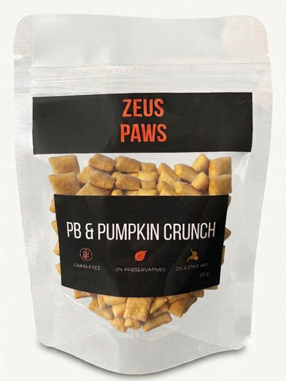 PB & Pumpkin Crunch Biscuits