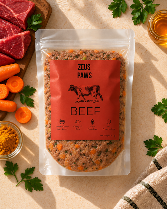 Tender Beef Dogs Meal - 500g Pack